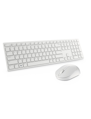 DELL KM5221W-WH keyboard Mouse included Office RF Wireless QWERTY US International White