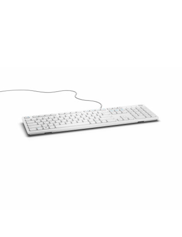 DELL trådbundet tangentbord – KB216 - USA internationell (QWERTY) - vit