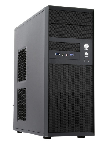 Chieftec CQ-01B-U3-OP tietokonekotelo Midi Tower Musta