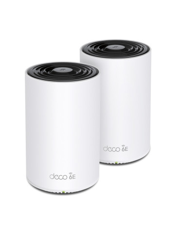 TP-Link Deco XE75 Pro (2-pack) Triband (2,4 GHz 5 GHz 6 GHz) Wi-Fi 6E (802.11ax) Vit 3 Intern