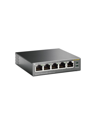 TP-Link TL-SG1005P Hallitsematon Gigabit Ethernet (10 100 1000) Power over Ethernet -tuki Musta