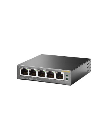 TP-Link TL-SG1005P Hallitsematon Gigabit Ethernet (10 100 1000) Power over Ethernet -tuki Musta