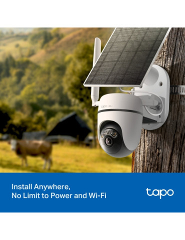 TP-Link Tapo C615G KIT Kupol-formad IP-säkerhetskamera Utomhus 2304 x 1296 pixlar Tak vägg stång