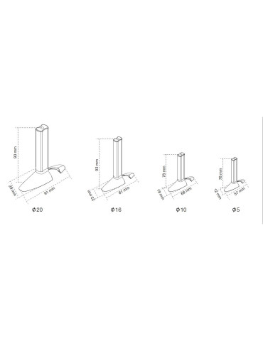 Multibrackets 4689 johtopihdit Kytkentätyökalu Sininen