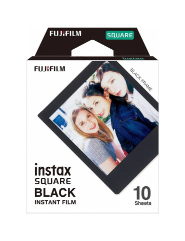 Fujifilm Instax Square Black Frame schwarz instant picture film 10 pc(s) 2.44 x 2.44" (62 x 62 mm)