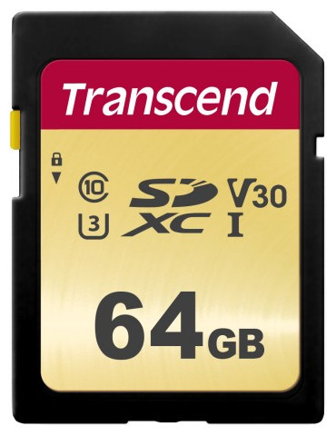 TRANSCEND 64 GB SDXC CARD,...
