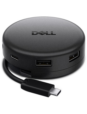 DELL DA326 Langallinen USB 3.2 Gen 1 (3.1 Gen 1) Type-C Musta