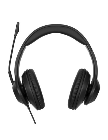 Targus AEH102GL kuulokkeet ja kuulokemikrofoni Langallinen Pääpanta Puhelut Musiikki USB A-tyyppi Musta