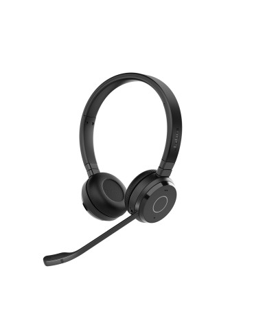 Jabra Evolve 65 TE Headset Kabel & Trådlös Huvudband Kontor callcenter USB Type-A Bluetooth Svart