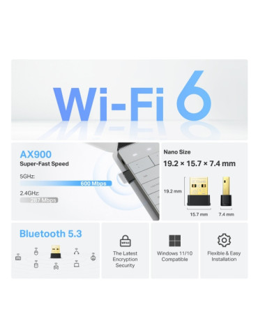 TP-Link Archer TX10UB Nano Bluetooth 600 Mbit s