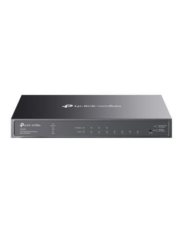 TP-Link Omada TL-SG2008P hanterad L2 L2+ Gigabit Ethernet (10 100 1000) Strömförsörjning via Ethernet (PoE) stöd Svart