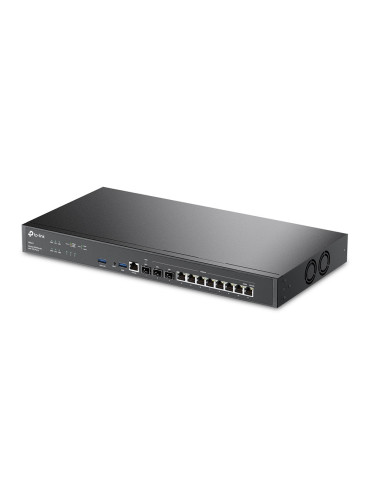 TP-Link Omada ER8411 kabelansluten router Gigabit Ethernet Svart