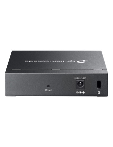TP-Link Omada ES205GP nätverksswitchar hanterad Gigabit Ethernet (10 100 1000) Strömförsörjning via Ethernet (PoE) stöd Svart