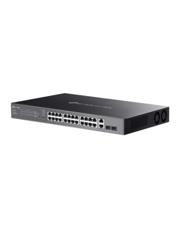 TP-Link Omada ES228GMP verkkokytkin Hallittu L2 Gigabit Ethernet (10 100 1000) Power over Ethernet -tuki Musta