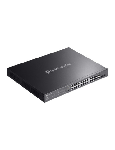 TP-Link Omada ES228GMP verkkokytkin Hallittu L2 Gigabit Ethernet (10 100 1000) Power over Ethernet -tuki Musta