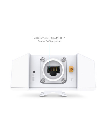 TP-Link Omada EAP650-Outdoor 3000 Mbit s Vit Strömförsörjning via Ethernet (PoE) stöd