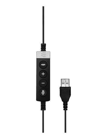 EPOS IMPACT SC 660 USB ML Kuulokkeet Langallinen Pääpanta Puhelut Musiikki USB A-tyyppi Musta, Hopea