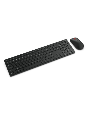 Lenovo 4X31S04814 tangentbord Mus inkluderad Kontor Trådlös RF + Bluetooth tyska Svart
