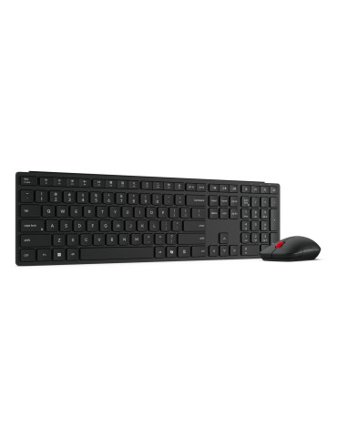 Lenovo 4X31S04814 tangentbord Mus inkluderad Kontor Trådlös RF + Bluetooth tyska Svart
