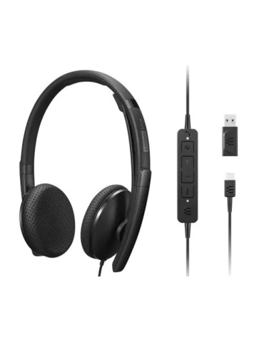 Lenovo 4XD1M45626 headphones headset Wired Head-band USB Type-C Black