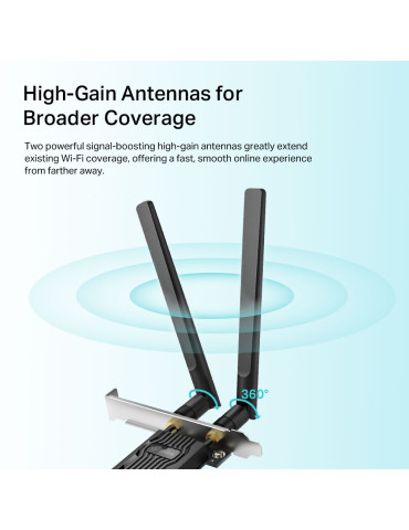 TP-Link Archer TX20E Intern WLAN   Bluetooth 1800 Mbit s