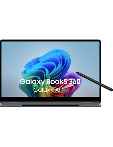 Samsung Galaxy Book5 360 Intel Core Ultra 7 256V Laptop 15.6" Touchscreen Full HD 16 GB LPDDR5x-SDRAM 1 TB SSD Wi-Fi 7