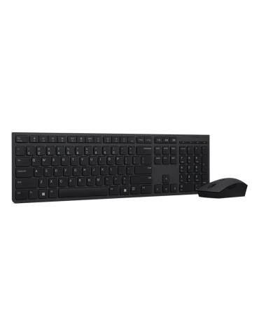 Lenovo 4X31K03975 tangentbord Mus inkluderad Trådlös RF + Bluetooth Nordic Grå