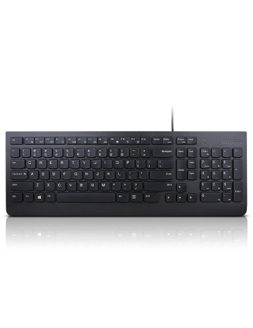 Lenovo Essential keyboard Universal USB QWERTY Finnish, Swedish Black