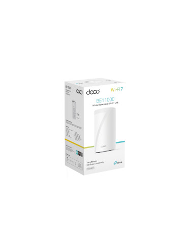 TP-Link Deco BE65 Triband (2,4 GHz 5 GHz 6 GHz) Wi-Fi 7 (802.11be) Vit 4 Intern
