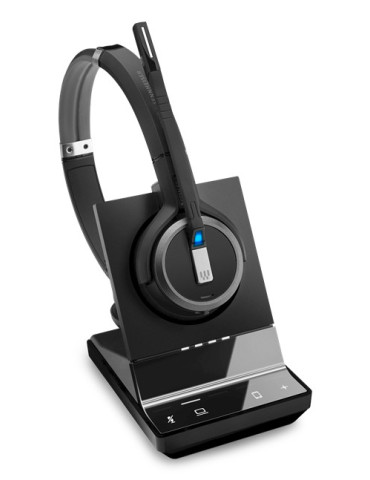 EPOS | SENNHEISER IMPACT SDW 5063 - EU Kuulokkeet Langaton Pääpanta Toimisto puhelukeskus Musta, Hopea