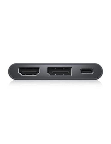 DELL Dell-adaptern USB-C till HDMI DP med strömgenomströmning
