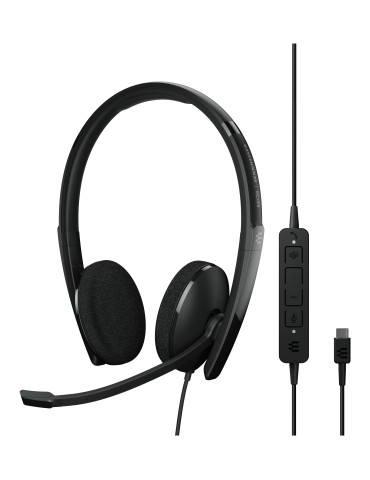 EPOS | SENNHEISER ADAPT 160T USB-C II Kuulokkeet Langallinen Pääpanta Toimisto puhelukeskus USB Type-C Musta