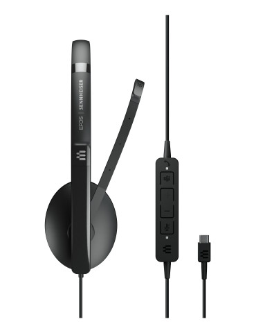 EPOS | SENNHEISER ADAPT 160T USB-C II Kuulokkeet Langallinen Pääpanta Toimisto puhelukeskus USB Type-C Musta