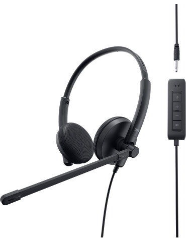 DELL WH1022 Kuulokkeet Langallinen Pääpanta Toimisto puhelukeskus Musta
