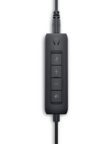 DELL WH1022 Kuulokkeet Langallinen Pääpanta Toimisto puhelukeskus Musta