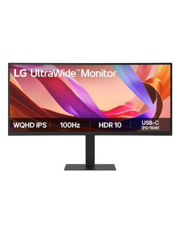 LG 34U650A-B platta pc-skärmar 86,4 cm (34") 3440 x 1440 pixlar Wide Quad HD LCD Svart