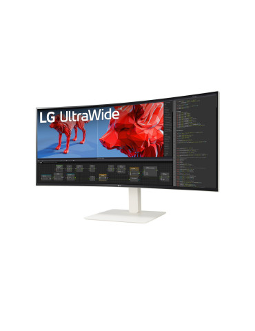LG 38BR85QC-W platta pc-skärmar 96,5 cm (38") 3840 x 1600 pixlar UltraWide Quad HD+ LCD Vit