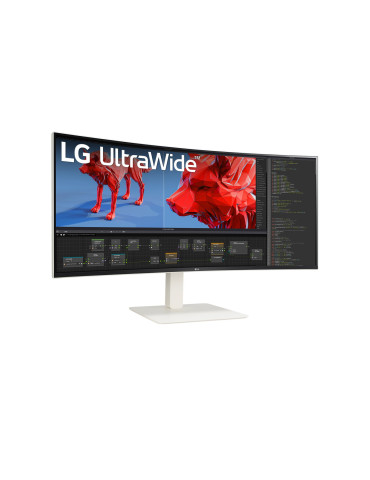 LG 38BR85QC-W platta pc-skärmar 96,5 cm (38") 3840 x 1600 pixlar UltraWide Quad HD+ LCD Vit