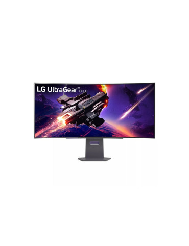 LG 45GS95QE-B platta pc-skärmar 114,3 cm (45") 3440 x 1440 pixlar Wide Quad HD OLED Svart