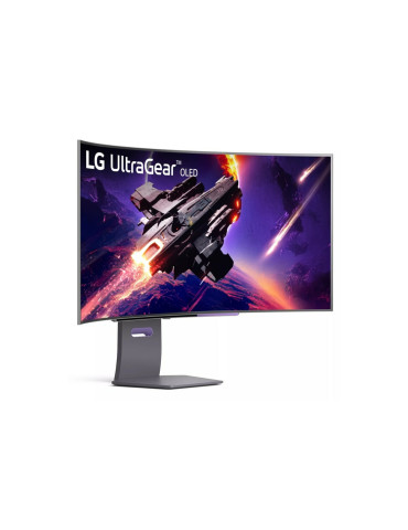 LG 45GS95QE-B platta pc-skärmar 114,3 cm (45") 3440 x 1440 pixlar Wide Quad HD OLED Svart