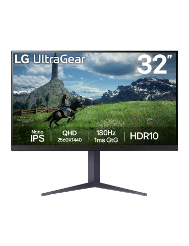 LG 32GS85Q-B platta pc-skärmar 80 cm (31.5") 2560 x 1440 pixlar Quad HD Svart