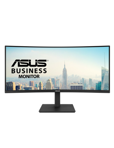 ASUS VA34VCPSR platta pc-skärmar 86,4 cm (34") 3440 x 1440 pixlar Wide Quad HD LCD Svart