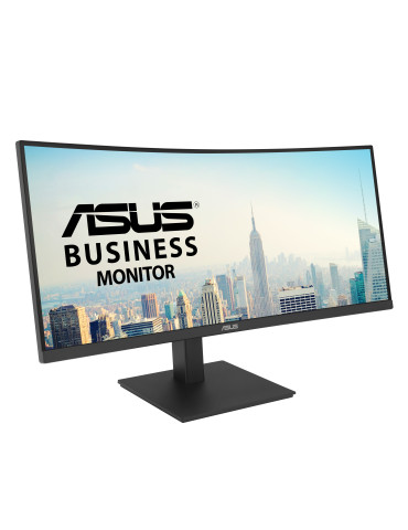 ASUS VA34VCPSR platta pc-skärmar 86,4 cm (34") 3440 x 1440 pixlar Wide Quad HD LCD Svart