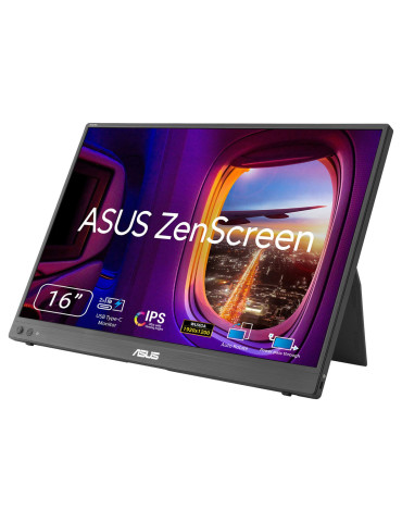 ASUS ZenScreen MB16FC platta pc-skärmar 40,6 cm (16") 1920 x 1200 pixlar WUXGA LCD Svart