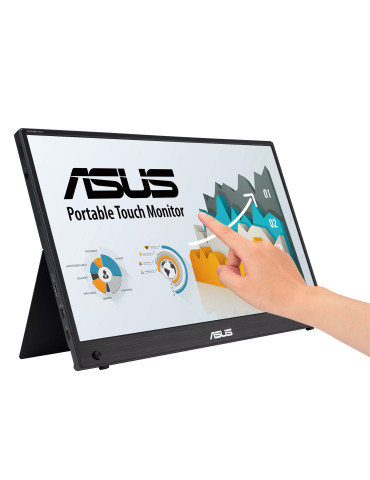 ASUS ZenScreen MB16AMTR computer monitor 15.6" 1920 x 1080 pixels Full HD LCD Touchscreen Black