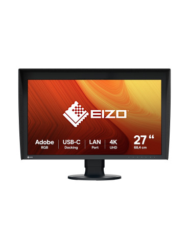 EIZO ColorEdge CG2700X platta pc-skärmar 68,6 cm (27") 3840 x 2160 pixlar 4K Ultra HD LCD Svart