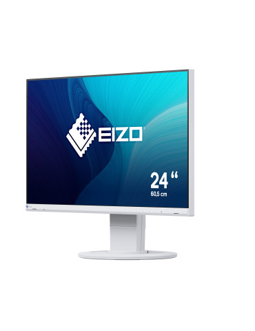 EIZO FlexScan EV2460-WT platta pc-skärmar 60,5 cm (23.8") 1920 x 1080 pixlar Full HD LCD Vit