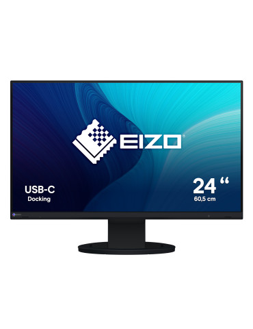 EIZO FlexScan EV2480-BK platta pc-skärmar 60,5 cm (23.8") 1920 x 1080 pixlar Full HD LCD Svart