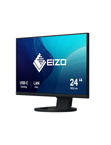 EIZO FlexScan EV2490-BK platta pc-skärmar 60,5 cm (23.8") 1920 x 1080 pixlar Full HD LCD Svart