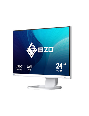 EIZO FlexScan EV2490-WT platta pc-skärmar 60,5 cm (23.8") 1920 x 1080 pixlar Full HD LCD Vit